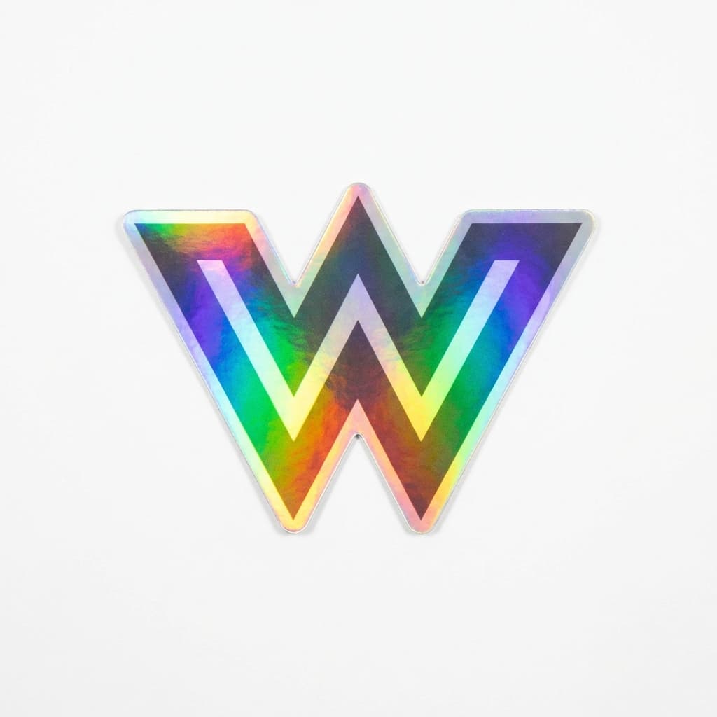 Holographic WAA Sticker